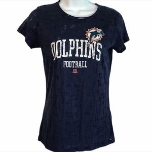 Dolphins NFL football soft sheer shirt
